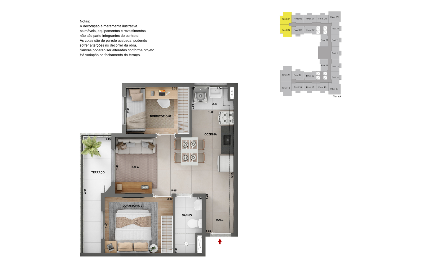 Planta Alto Chácara Santo Antônio