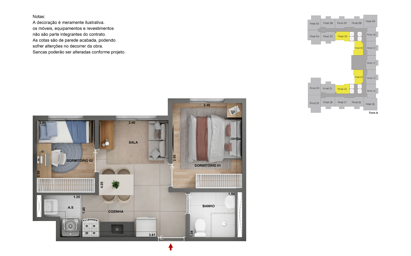 Planta Alto Chácara Santo Antônio