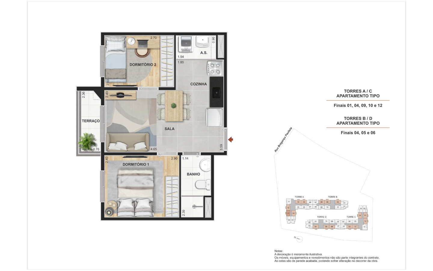 Planta 4 Praça Santo Antonio